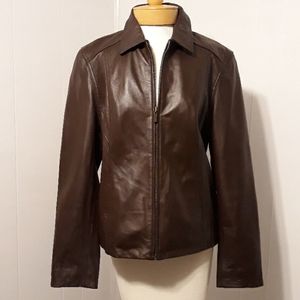 Sonoma Lambskin Leather Jacket
